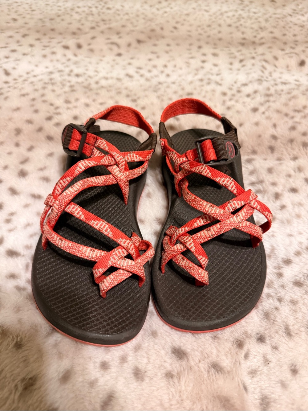 Chaco Sandals Womens Size 6 - Red Strap Sports Water Shoes